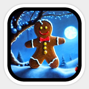 Gingerbread man Sticker